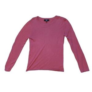 Wossiuo Pink Long Sleeve Sweater Women's Medium